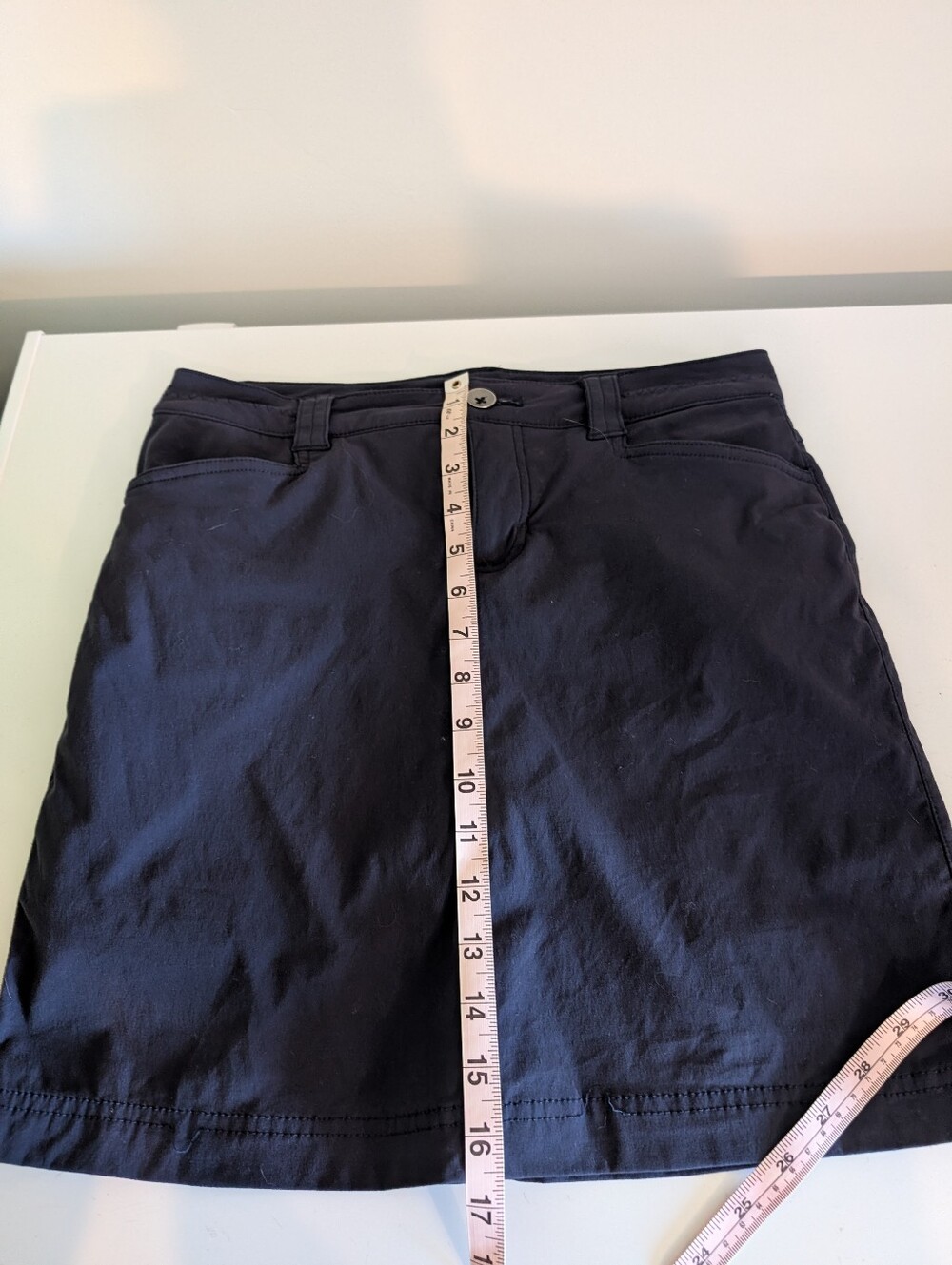 Women's Navy Eddie Bauer Travex Skort (straight fit and stretchy) - Picture 10 of 13